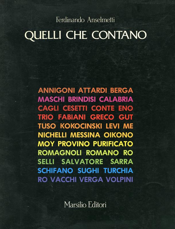 Quelli che contano - Ferdinando Anselmetti